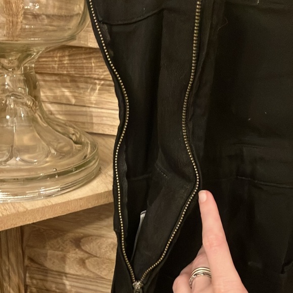 NWOT J. Crew Women's Washed black denim coverall overall  Sz 0 - Picture 4 of 7